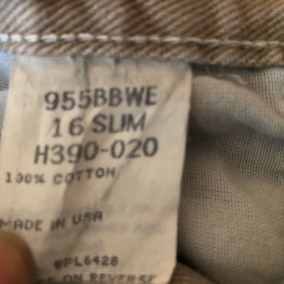 Vintage Wrangler High Rise Jeans Size 16 Slim - Picture 4 of 4